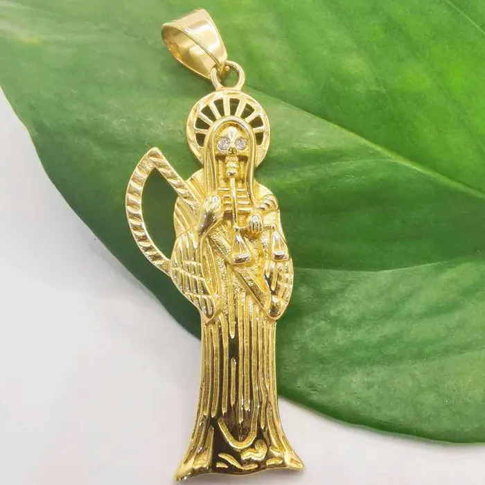 Santa Muerte Necklace VVS Jewelry Necklaces