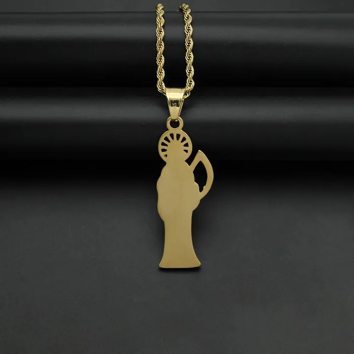 Santa Muerte Necklace VVS Jewelry Necklaces