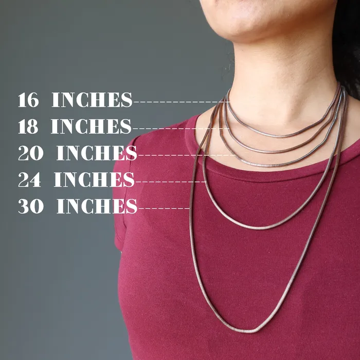 Satin Crystals Necklaces Brass Chain Necklace Antiqued Copper Thick Snake