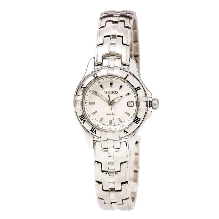 Seiko Bracelets Seiko SXDA29 Womens Dress Silver Dial Stainless Steel Bracelet Watch Seiko Bracelets Seiko SXDA29 Womens Dress Silver Dial Stainless Steel Bracelet Watch
