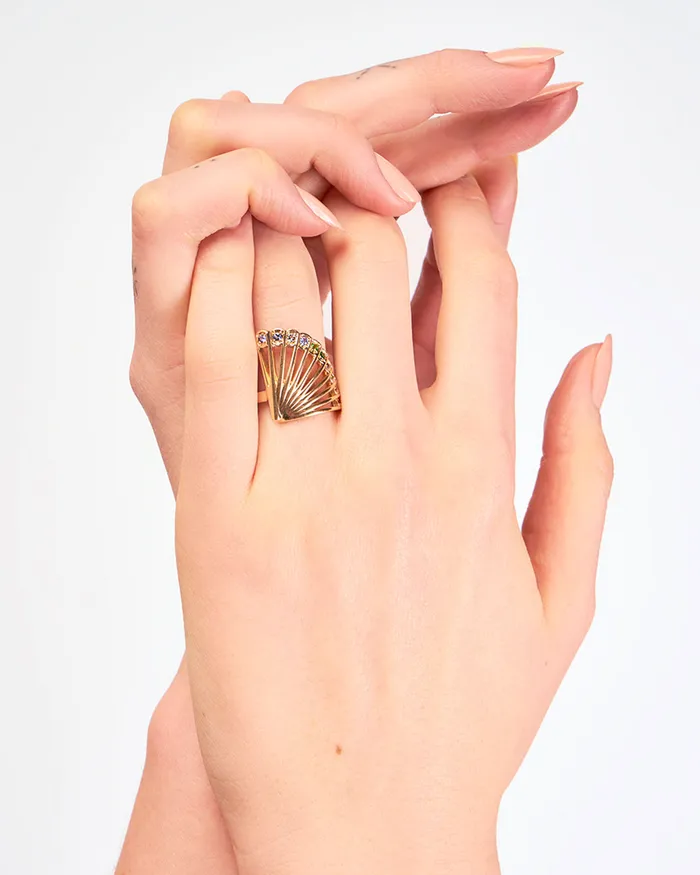 SELIN KENT Rings Diamond Zoe Fan Ring