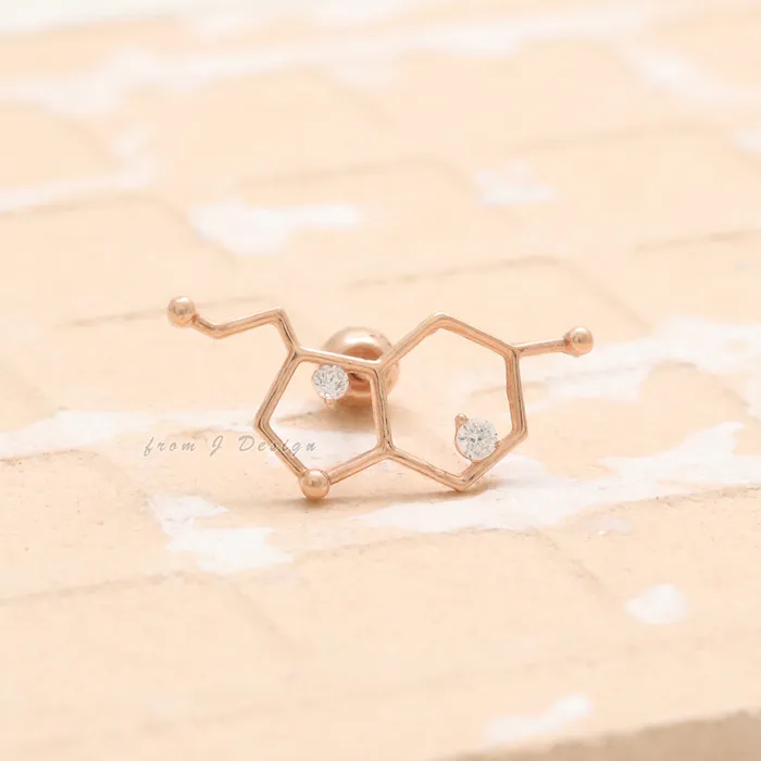 Serotonin Ear Piercing from J Shop Earrings