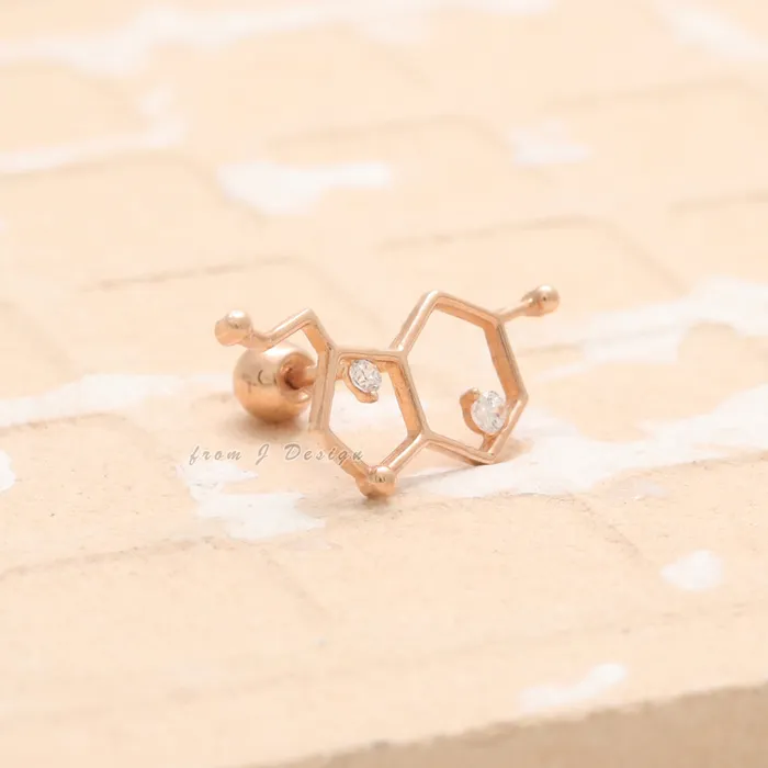 Serotonin Ear Piercing from J Shop Earrings Serotonin Ear Piercing from J Shop Earrings