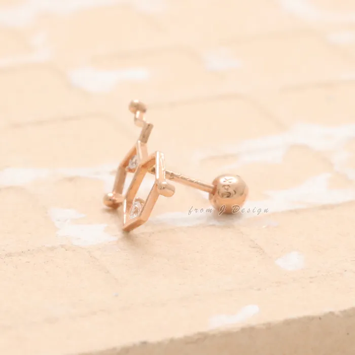 Serotonin Ear Piercing from J Shop Earrings Serotonin Ear Piercing from J Shop Earrings