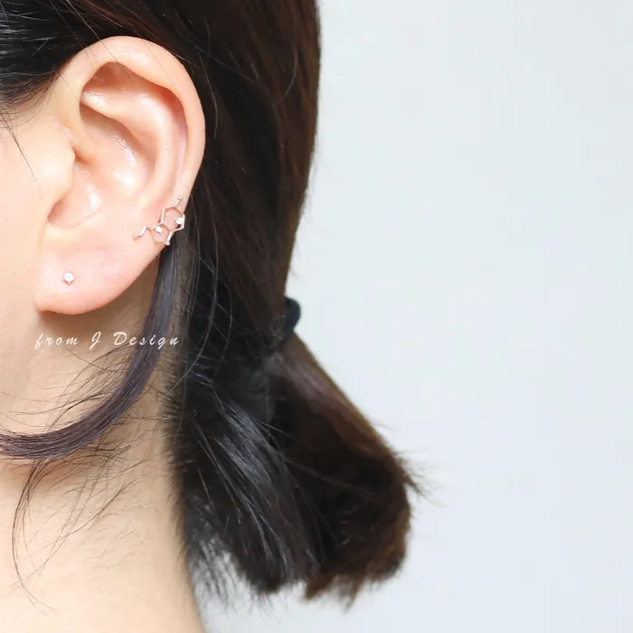Serotonin Ear Piercing from J Shop Earrings Serotonin Ear Piercing from J Shop Earrings