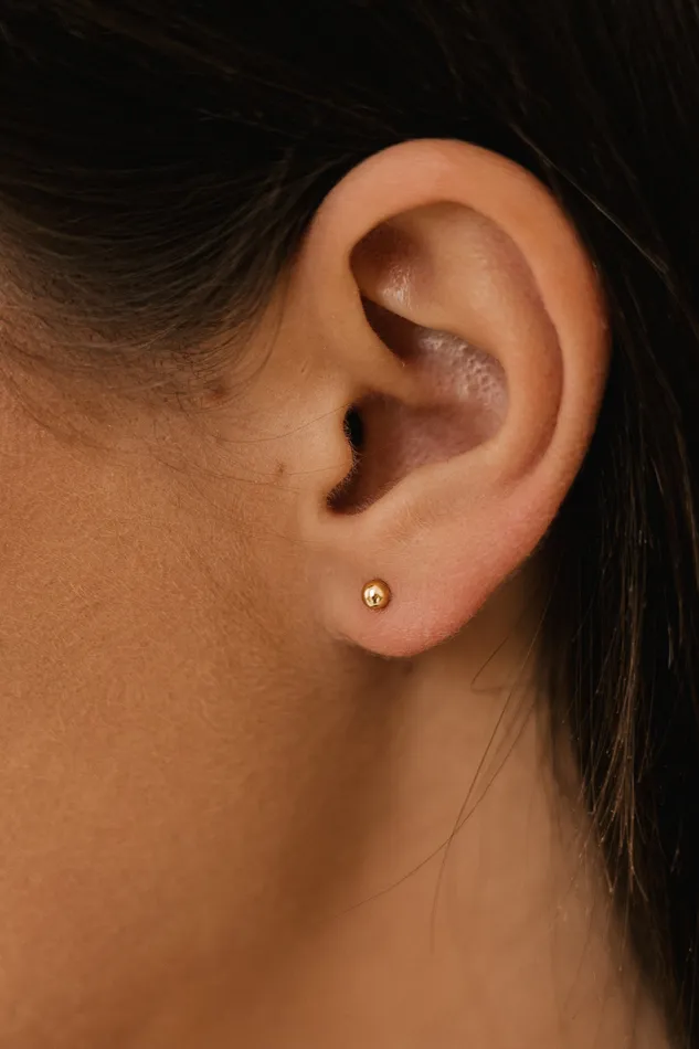 Small Bubble Earrings Gold Kty Earrings
