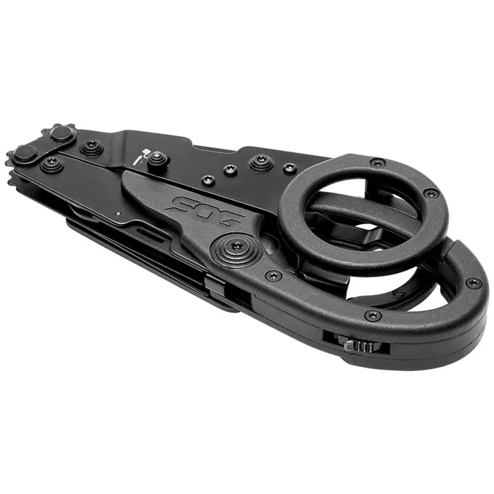 SOG Bracelets SOG MultiTool Parashears Stainless Steel Blade Black GRN Handle 231250143
