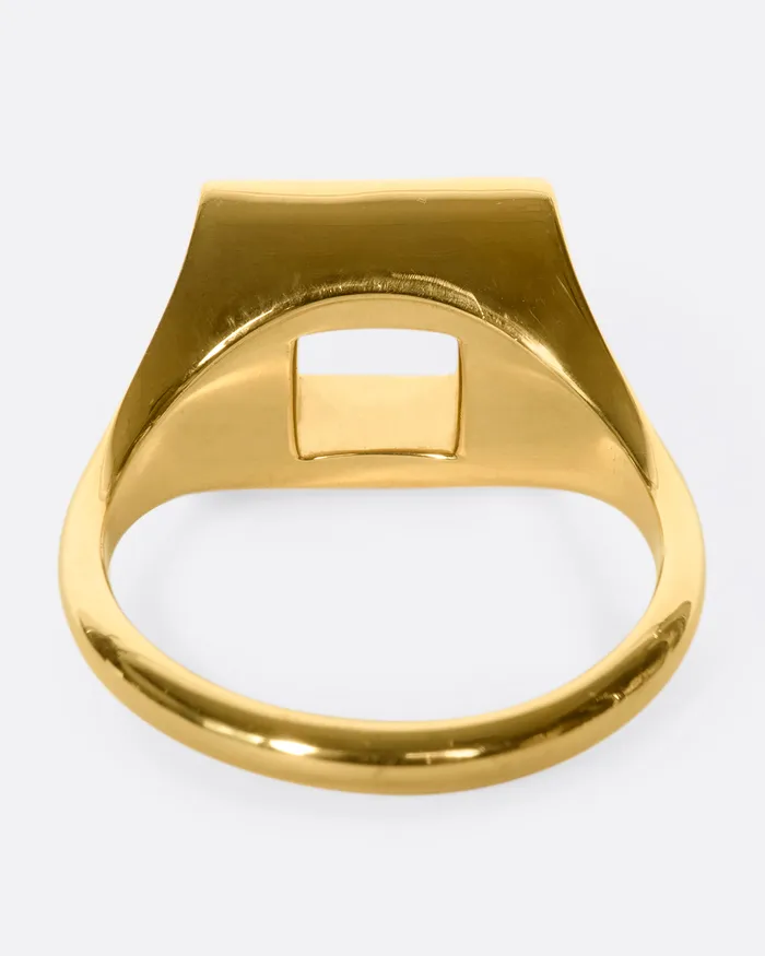 Square Diamond Signet Ring ARTEMER Rings