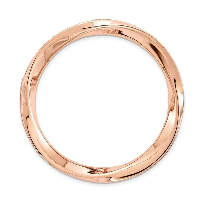 Stackable Expressions Rings Sterling Silver Stackable Expressions Rosetone Large Polished Chain Slide Stackable Expressions Rings Sterling Silver Stackable Expressions Rosetone Large Polished Chain Slide