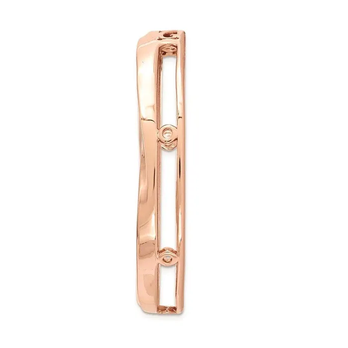Stackable Expressions Rings Sterling Silver Stackable Expressions Rosetone Large Polished Chain Slide Stackable Expressions Rings Sterling Silver Stackable Expressions Rosetone Large Polished Chain Slide
