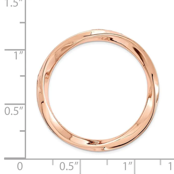 Stackable Expressions Rings Sterling Silver Stackable Expressions Rosetone Large Polished Chain Slide Stackable Expressions Rings Sterling Silver Stackable Expressions Rosetone Large Polished Chain Slide