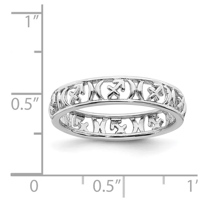Stackable Expressions Sterling Silver Stackable Expressions Sagittarius Zodiac Ring QSK2020 Rings Stackable Expressions Sterling Silver Stackable Expressions Sagittarius Zodiac Ring QSK2020 Rings