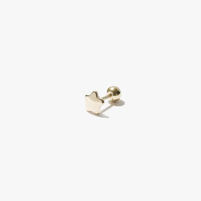 Star Stud Ballback Single READYMADE Earrings