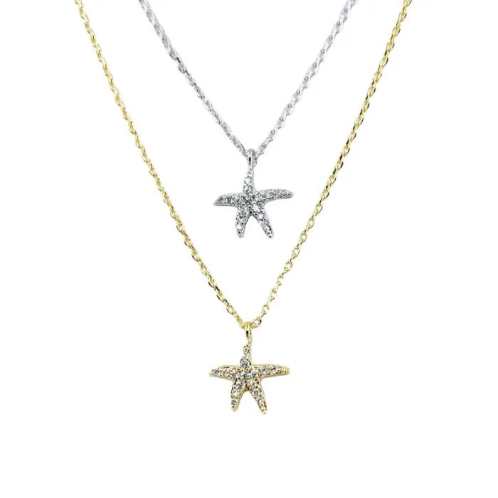 Starfish Choker Necklace Cloie NY Necklaces