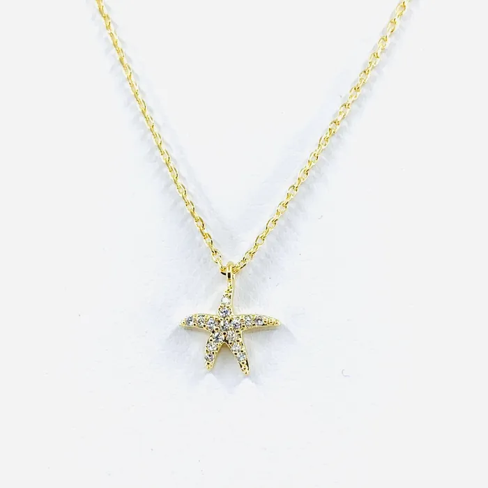 Starfish Choker Necklace Cloie NY Necklaces