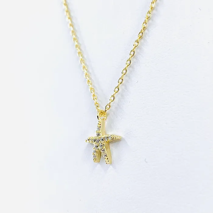 Starfish Choker Necklace Cloie NY Necklaces