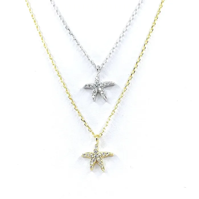 Starfish Choker Necklace Cloie NY Necklaces