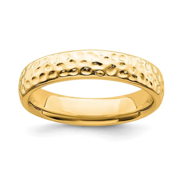 Sterling Silver Stackable Expressions Goldplated Ring QSK286 Stackable Expressions Rings Sterling Silver Stackable Expressions Goldplated Ring QSK286 Stackable Expressions Rings