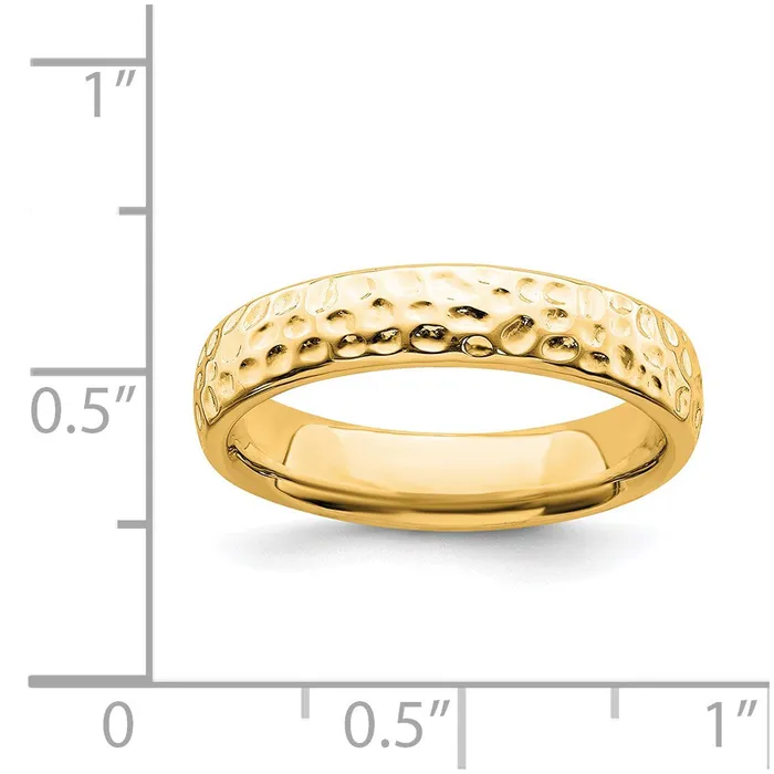 Sterling Silver Stackable Expressions Goldplated Ring QSK286 Stackable Expressions Rings Sterling Silver Stackable Expressions Goldplated Ring QSK286 Stackable Expressions Rings