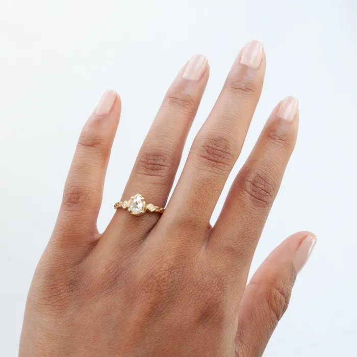 Susan Highsmith Rings Majestic Pear Diamond Ring