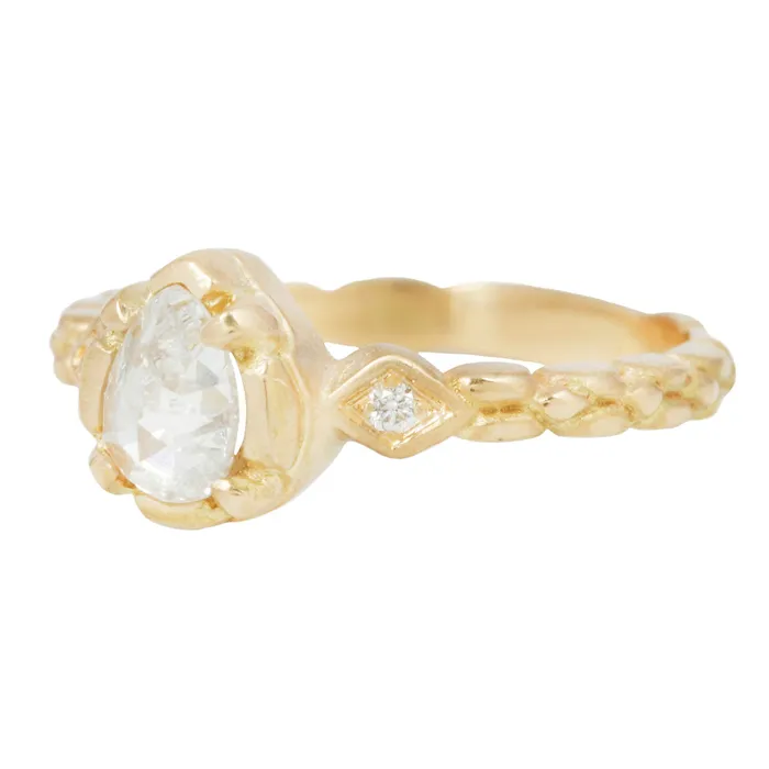 Susan Highsmith Rings Majestic Pear Diamond Ring
