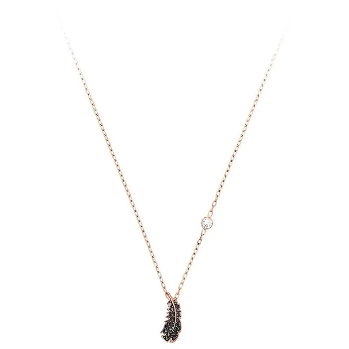 Swarovski Necklaces Swarovski Womens Necklace Naughty Rose Gold and Black Crystals 5516018