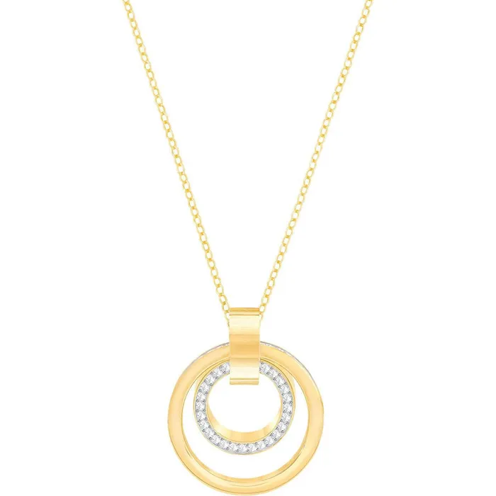 Swarovski Necklaces Swarovski Womens Pendant Hollow Gold Plated 5349331