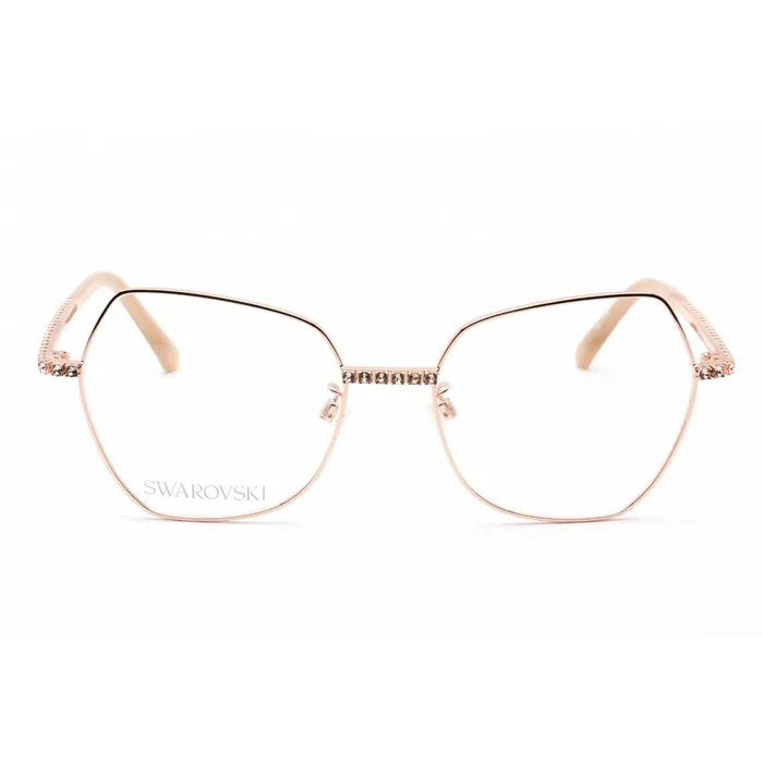 Swarovski Swarovski Womens Eyeglasses Butterfly Shiny Rose Gold Metal Frame SK5422H 028 Earrings