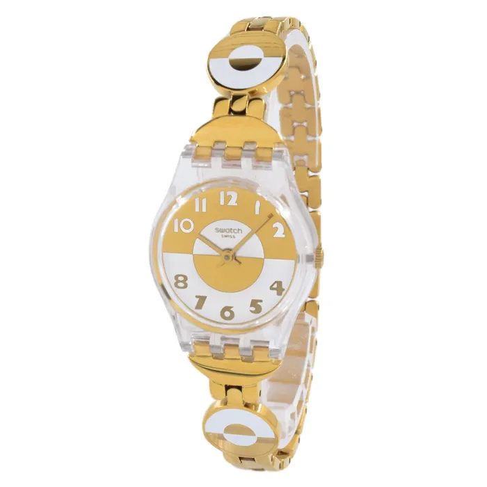 Swatch Bracelets Swatch Womens Watch Masterglam Quartz Silver and Gold Tone Dial Bracelet LK369G Swatch Bracelets Swatch Womens Watch Masterglam Quartz Silver and Gold Tone Dial Bracelet LK369G