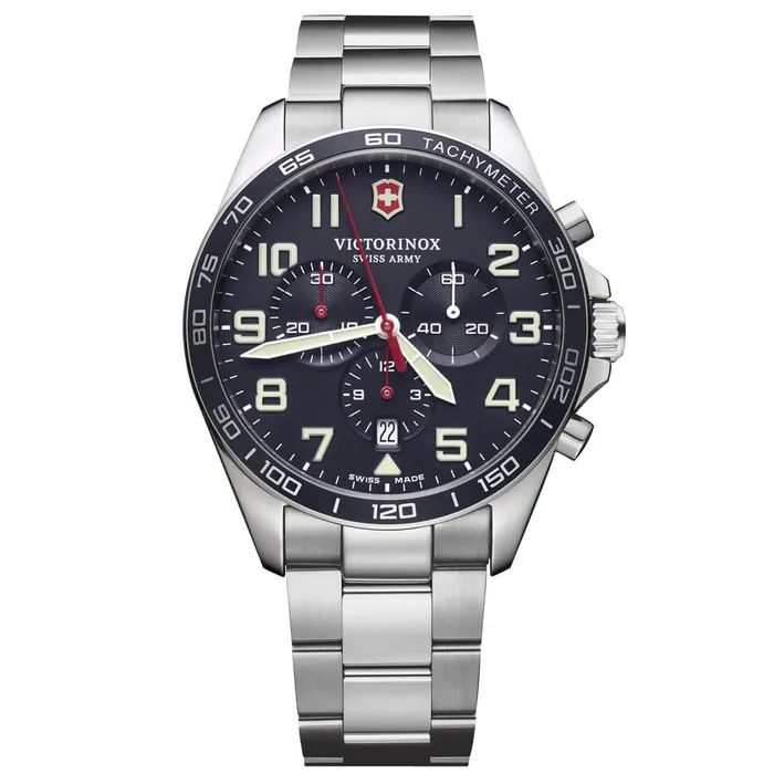 Swiss Army Bracelets Victorinox Swiss Army Mens Chrono Watch Fieldforce Blue Dial Bracelet 241857 Swiss Army Bracelets Victorinox Swiss Army Mens Chrono Watch Fieldforce Blue Dial Bracelet 241857
