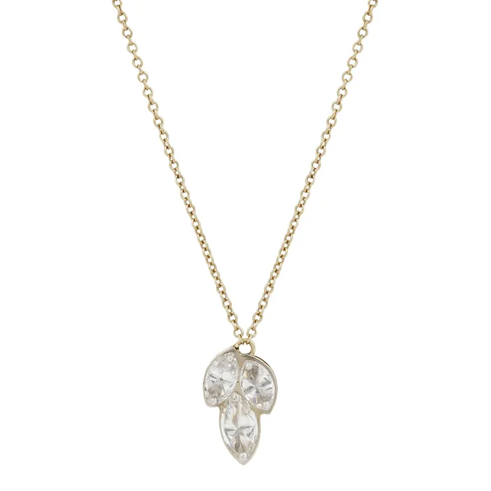 TAP By Todd Pownell Necklaces Three Marquise Diamond Necklace