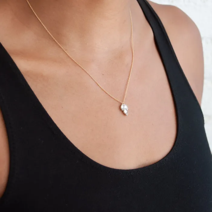TAP By Todd Pownell Necklaces Three Marquise Diamond Necklace