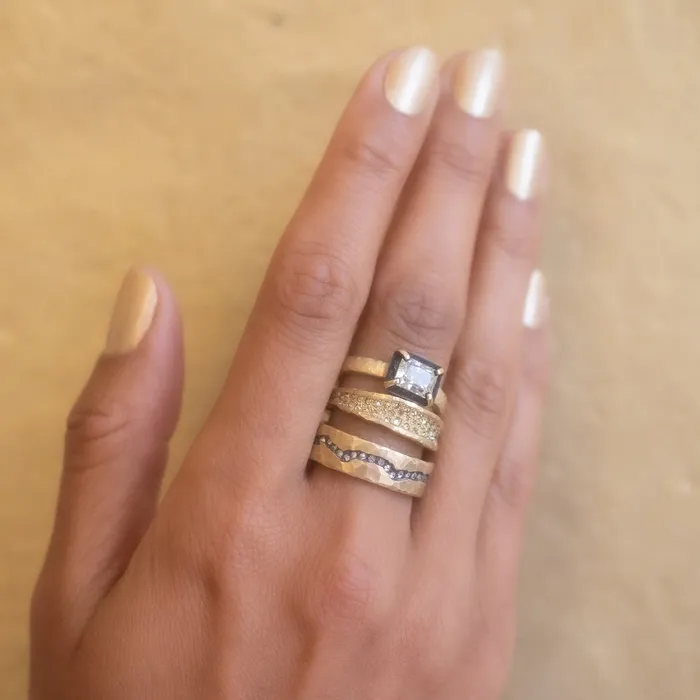 TAP By Todd Pownell Rings Diamond Valley Gold Fissure Ring