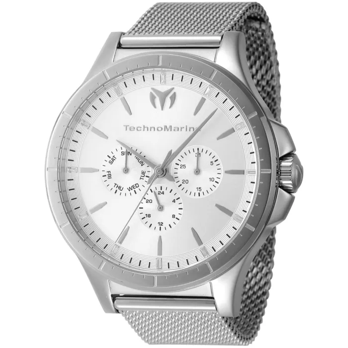 TechnoMarine Bracelets Technomarine Mens Watch Moonsun Quartz Silver Tone Dial Mesh Bracelet TM822017 TechnoMarine Bracelets Technomarine Mens Watch Moonsun Quartz Silver Tone Dial Mesh Bracelet TM822017