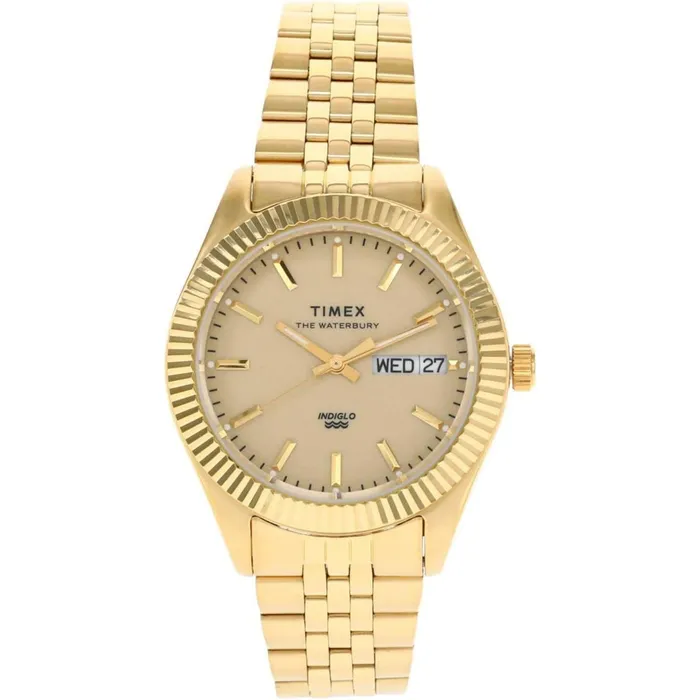 Timex Bracelets Timex Womens Watch Waterbury Legacy Boyfriend Yellow Gold Bracelet TW2U78500VQ Timex Bracelets Timex Womens Watch Waterbury Legacy Boyfriend Yellow Gold Bracelet TW2U78500VQ