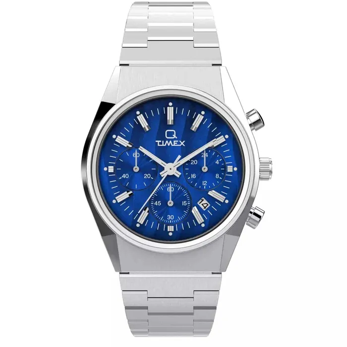 Timex Mens Watch Q Timex Falcon Eye Blue Dial Silver Tone Bracelet TW2W33700VQ Timex Bracelets Timex Mens Watch Q Timex Falcon Eye Blue Dial Silver Tone Bracelet TW2W33700VQ Timex Bracelets