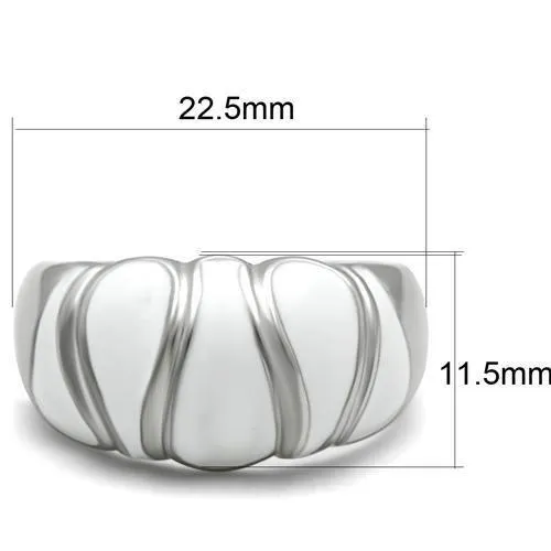 TK230 High polished no plating Stainless Steel Ring with No Stone Alamode Rings