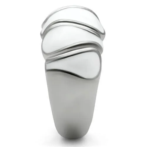 TK230 High polished no plating Stainless Steel Ring with No Stone Alamode Rings
