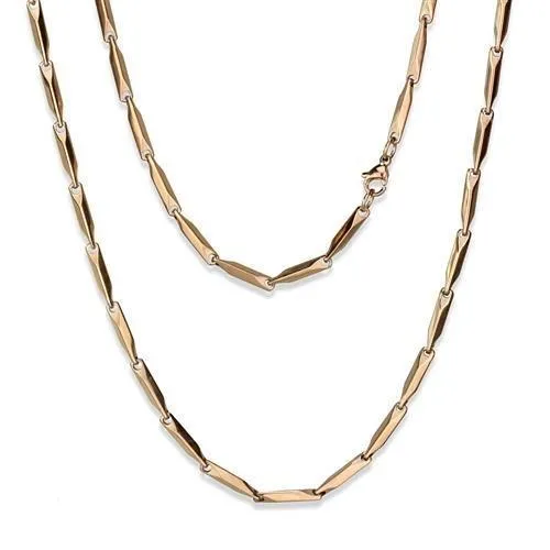 TK2442R IP Rose GoldIon Plating Stainless Steel Chain with No Stone Alamode Bracelets TK2442R IP Rose GoldIon Plating Stainless Steel Chain with No Stone Alamode Bracelets
