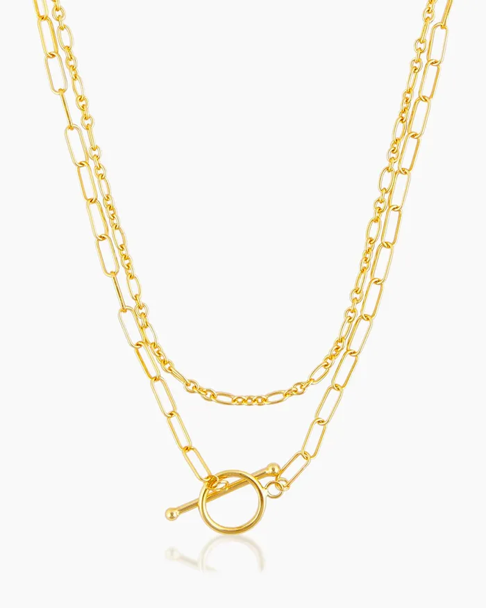 Venice Gold Necklace Penny Pairs Necklaces