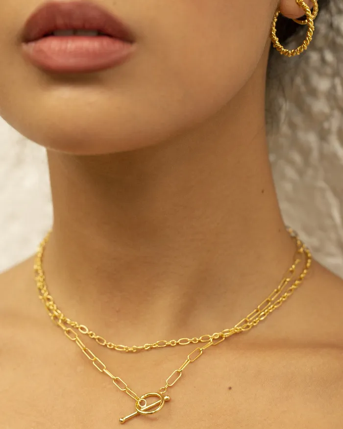 Venice Gold Necklace Penny Pairs Necklaces Venice Gold Necklace Penny Pairs Necklaces
