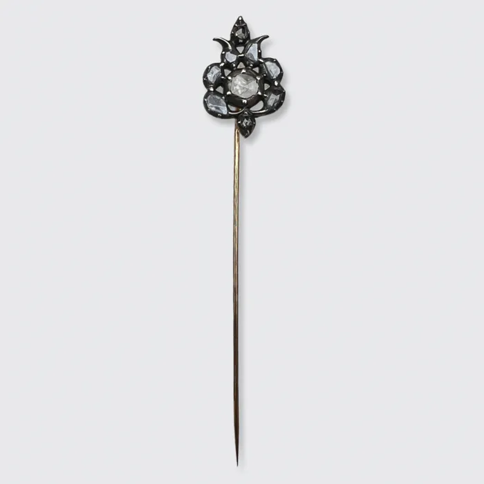 Victorian RoseCut Diamond Stick Pin 21stfinds Rings Victorian RoseCut Diamond Stick Pin 21stfinds Rings