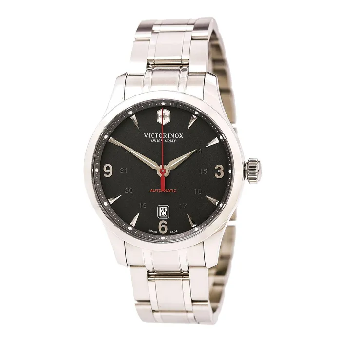 Victorinox Swiss Army Swiss Army 241669 Mens Alliance Black Dial Stainless Steel Bracelet Mechanical Automatic Watch Bracelets Victorinox Swiss Army Swiss Army 241669 Mens Alliance Black Dial Stainless Steel Bracelet Mechanical Automatic Watch Bracelets