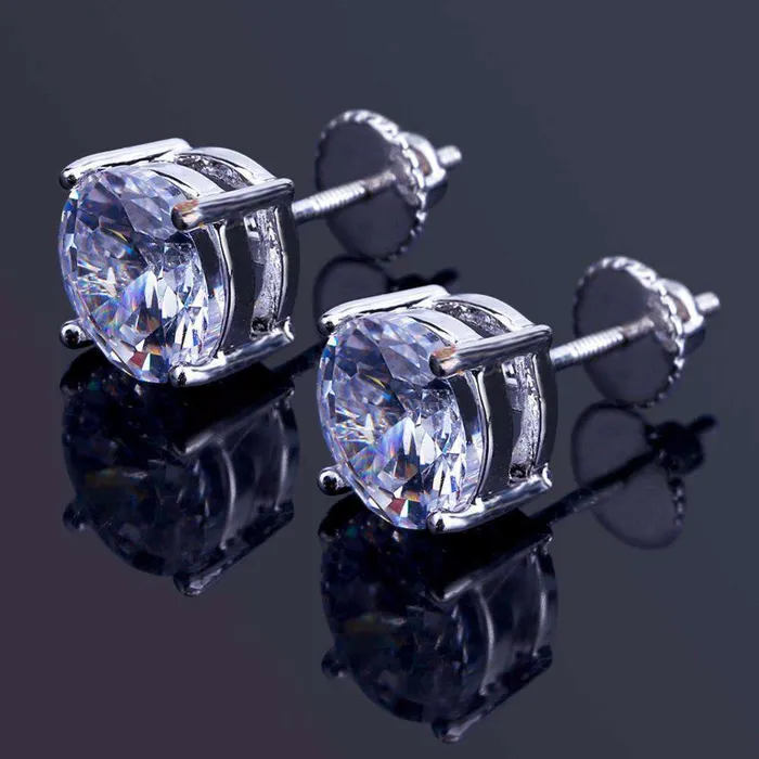 VVS Jewelry Classic Ice Stud Earrings Earrings