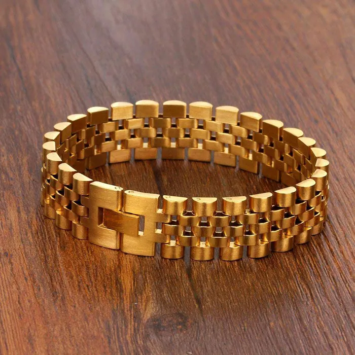 VVS Jewelry Gold Watch Band Bracelet Bracelets