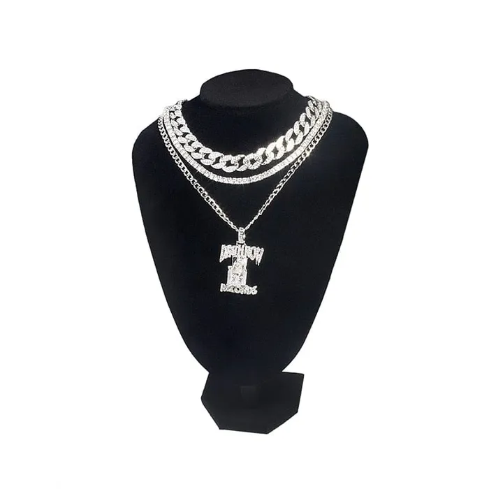 VVS Jewelry Icy Death Row Records Pendant Chain Bundle Necklaces