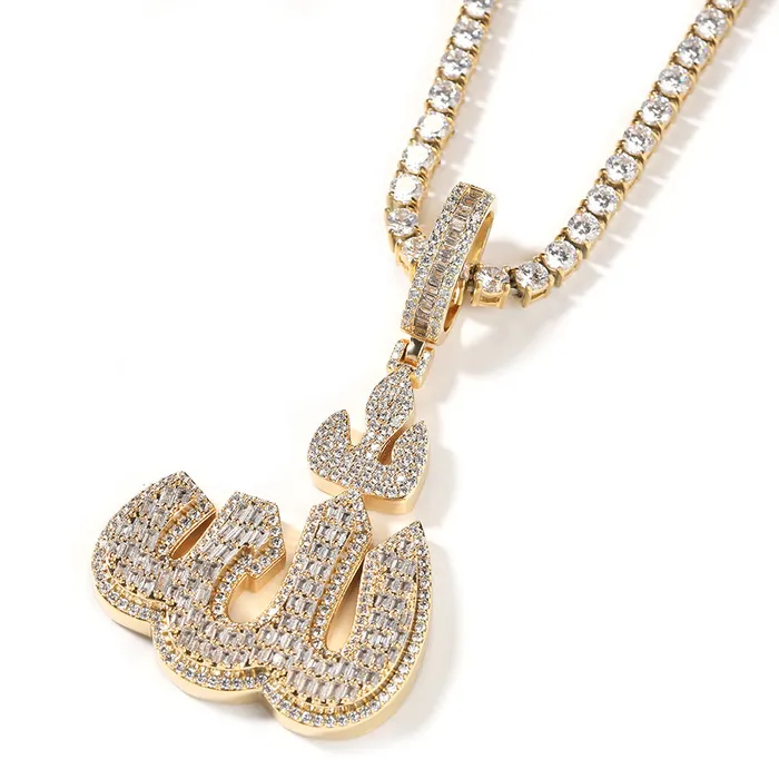 VVS Jewelry Necklaces VVS JEWELRY ICY ALLAH PENDANT NECKLACE VVS Jewelry Necklaces VVS JEWELRY ICY ALLAH PENDANT NECKLACE