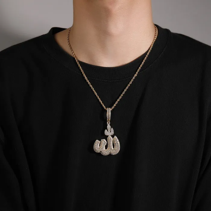 VVS Jewelry Necklaces VVS JEWELRY ICY ALLAH PENDANT NECKLACE VVS Jewelry Necklaces VVS JEWELRY ICY ALLAH PENDANT NECKLACE