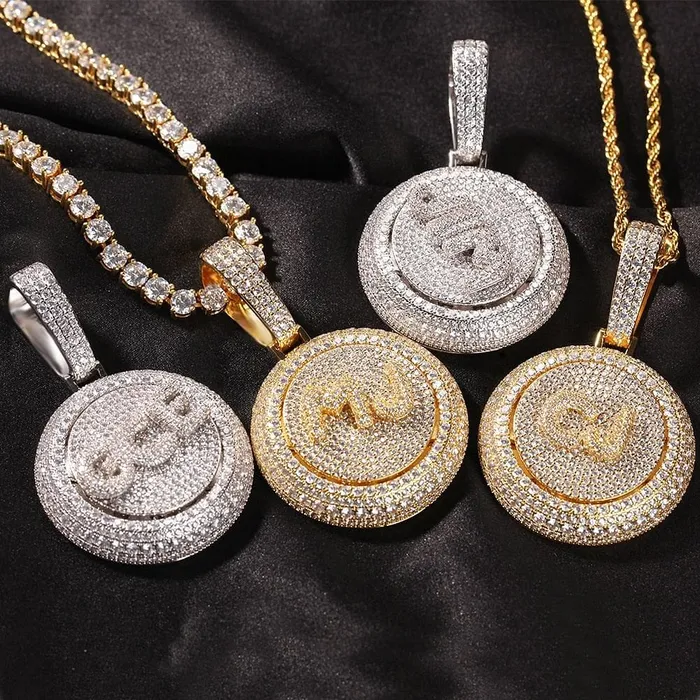 VVS Jewelry VVS Jewelry Rotating Custom Pendant Necklaces