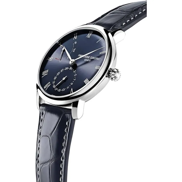 Watches Frederique Constant Frederique Constant Mens Watch Slimline Power Reserve Blue Dial 723NR3S6 Watches Frederique Constant Frederique Constant Mens Watch Slimline Power Reserve Blue Dial 723NR3S6